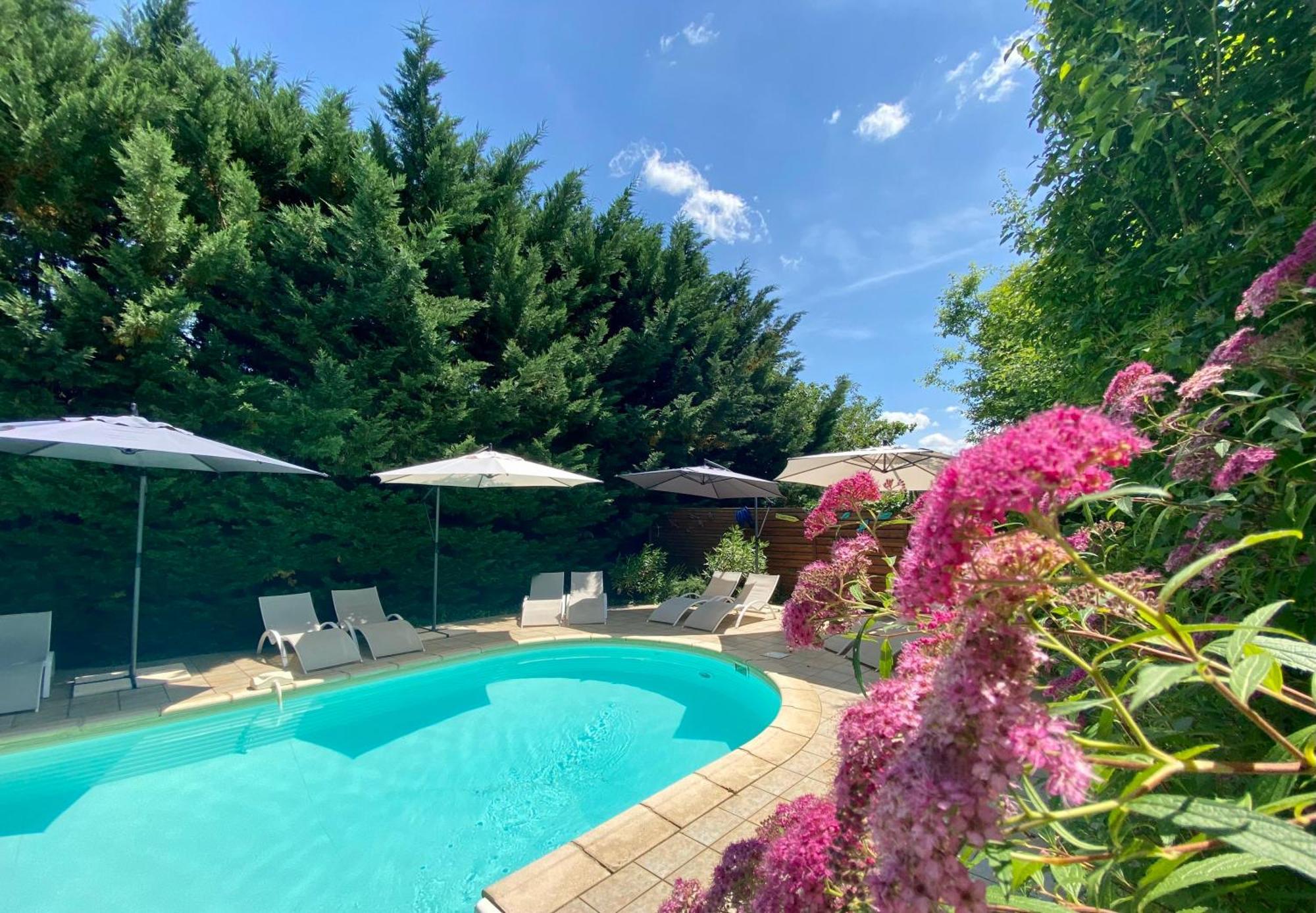 O Clair De Lune Au Coeur De Sarlat - Chambres Climatisees - Parking Prive - Piscine Chauffee - Spa Et Massages Екстериор снимка